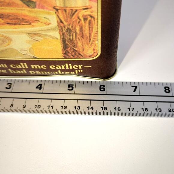 Vtg Pillsbury Hungry Jack Pancake Mix Tin Empty Metal Box Container Minor Wear - Picture 7 of 9